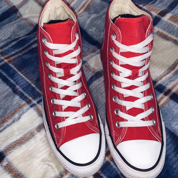 Converse Shoes - Red all star converse (Hightop)